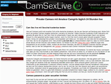 Tablet Screenshot of camsexlive24.net